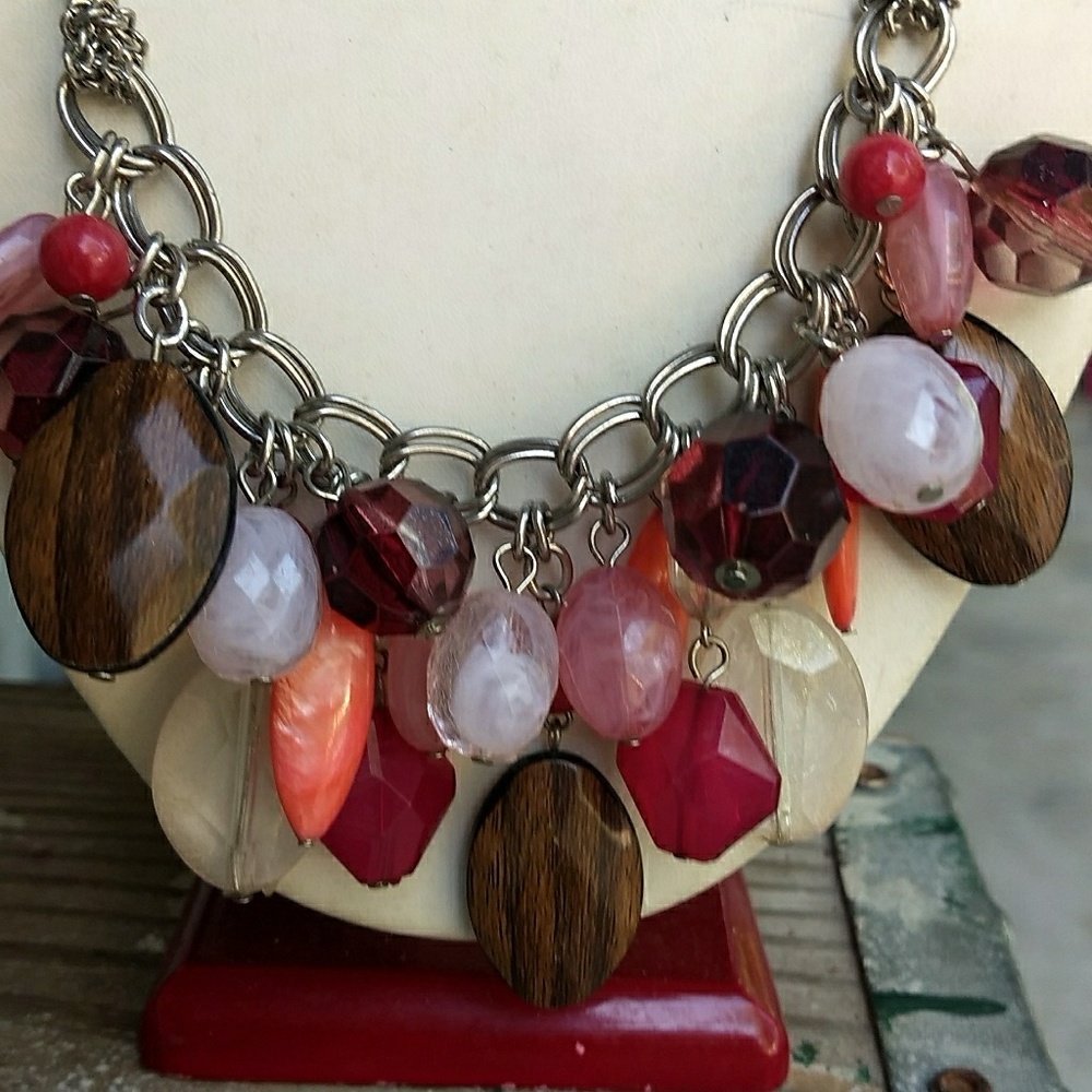 Beaded statement necklace by Lane Bryant